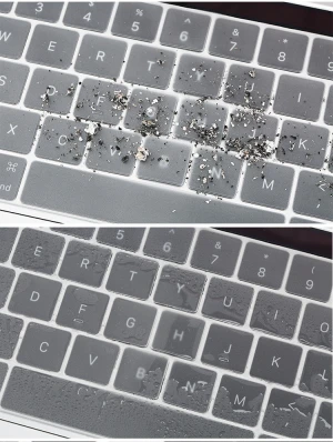 Clear Silicone keyboard cover for macbook pro 13 for pro 16  air 13 dust cover waterproof