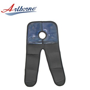 click to instant heat Ice gel cool magic heat knee pads for arthritis/leg heating pad