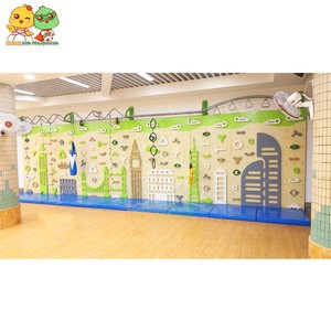 Climbing wall indoor outdoor playground commercial cheap PE board