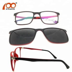 clip on fashion eyewear optical frame imitative ultem eyeglasses frames