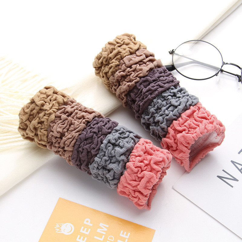 Buy Colorful Basic Hair Ropes Elastic Rubber Hair Bands Girls Hair ...