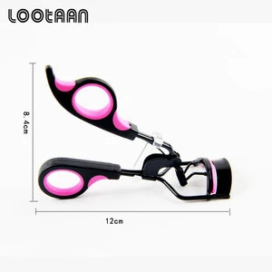 Colorful Stainless Steel Eyelash Curler With Silicone Pads
