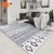 Import colorful wilton woven carpet rubber backed washable rugs /court use wilton mats for printed from China