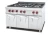 Import Commercial Gas Cooking 8 Stoves /Stainless Steel Gas 8 burners with two gas Oven from China