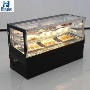 commerical multideck showcase upright open front display cabinet refrigerator for supermarket