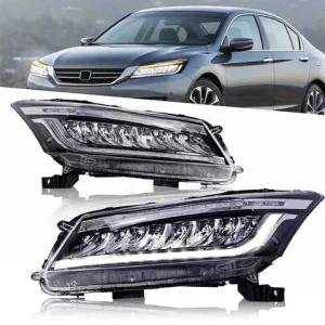 Complete new car lighting part headlamp led Headlight LED Assembly Modified  for 08-12 Honda Eighth Generation Accord