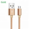 Consumer Electronics Factory Supplies Hotsale Data Charging Micro Usb Cable 1mNylon braided data cable 2.1A fast charging cable