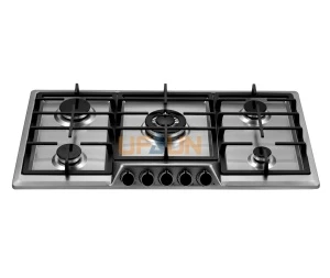 Cooking appliances counter top built in gas stove 5 burners stainless steel gas cooktop/gas hob