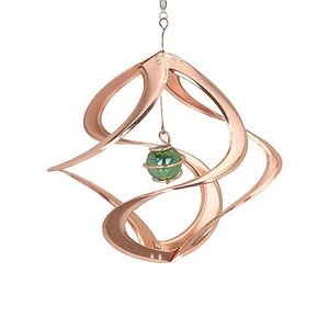Copper Double Wind Spinner for garden ornaments