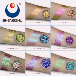 Cosmetic Cameleon Color Change Flakes Pigment for Eyeshadow