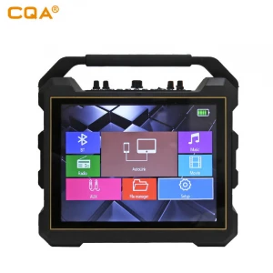 CQA portable trolley audio home speaker box in speaker in Professional Audio,video &amp; Lighting with LCD screen
