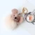 Import Creative Natural Preserve Flower Rose Keychain with fox fur mouse for Mother&#39;s Day Gift from China