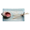 Creative Shark Attack Fish Sushi Ceramic Serving Tray, Platter