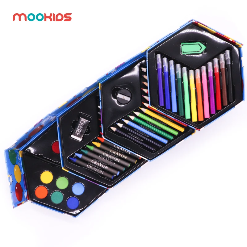Creative Stationery Set Children&#x27;s Drawing Crayon Watercolor Pen Gift Box
