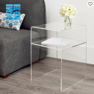 Custom Clear Acrylic Bedside Table Acrylic Nightstand bedroom furniture nightstand