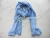 Import custom cotton voile blue stripe tassel seaside silk scarf shawl for ladies from China