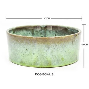 Custom Design Personalised Size Optional Feeders Dog Food Pet Ceramic Bowl