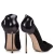 Import Custom Designer Black Heels Satin Silk Pump Shoes Women High Heel Shoes Pointy Sexy Stiletto Heels Pumps from China
