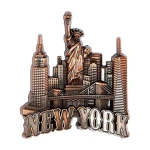 Custom Fridge Magnet metal souvenir fridge magnet America Landmark Architecture Metal Fridge Magnet