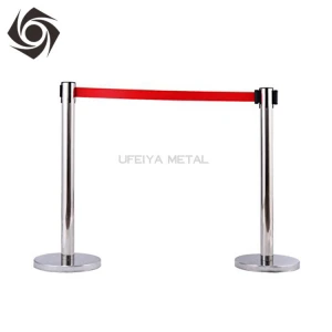 Custom Logo Printing Queue Line Stand Barrier Airport Queue Barrier Pole