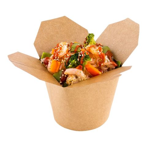 Buy Custom Logo Round Bottom Eco Friendly Disposable Takeaway Pasta ...