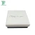 custom luxury square packaging jewelry box with silvery stamping logo