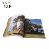 Custom made full color clear picture glossy art paper flexo printing fashion magazine