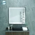 Import Custom Made Square Anti-fog Touch Screen aluminum Framed bath led mirror bathroom from China