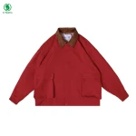 Custom Mens Varsity Jacket Color Ribbed Bomber Jacket Design Baseball Uniform