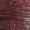 Custom natural cow skin fabric crocodile embossed leather for upholstery furniture Crafts