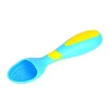 Custom New Design Safety Baby Feeding Supplies Baby Silicone Spoon