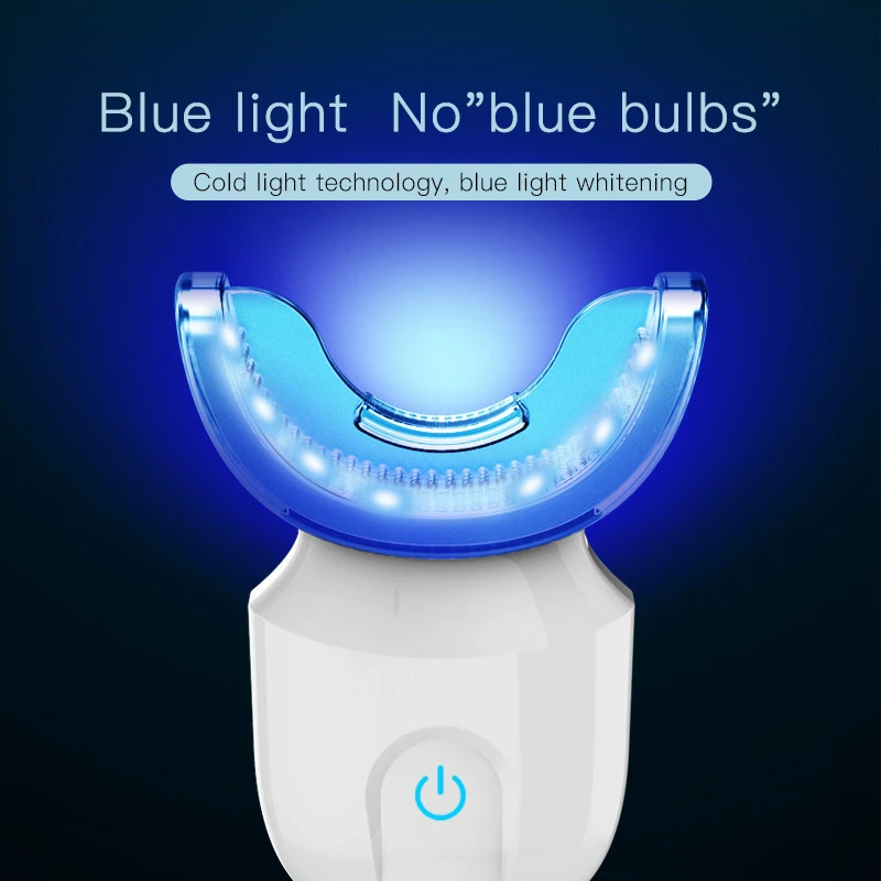 Custom Professional Dental Teeth Whitening Set Portable Electric Dental Whitening Teeth Kit Led Blue Light Teeth Whitening
