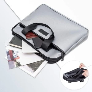 Custom Silvery White Color Fireproof Bag For Document WaterProof Fireproof Bag