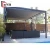 Import Customized Pavilion Louvered Pergola Cover Electric Outdoor Waterproof Aluminium Gazebo from China