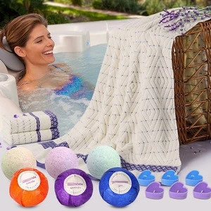 Customized Private Label High-end Spas Bath Fizzy Flavor Toy Bath Bomb