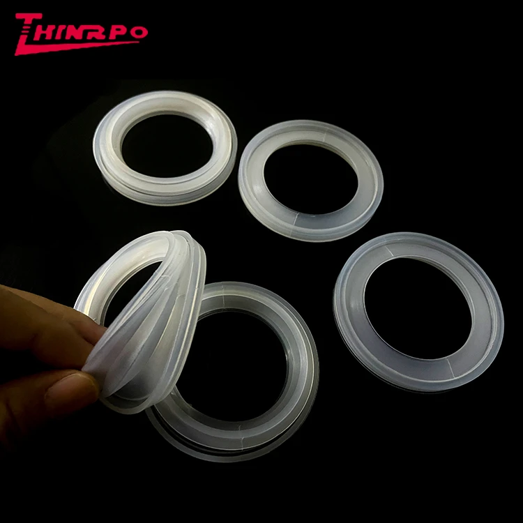 Customized Silicone rubber bellow sealing Molded Medical High Elastic Transparent Elastomer Silicone Bellow Seals