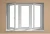 Import Customized size upvc pvc casement glass windows double glazed with low E coating glass from China