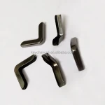 decoration accessory black nickel metal corner protector for notebook