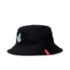 Design your own black custom embroidered cotton bulk fishing reversible bucket hat