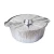 Import different  capacity round chafing dish take-out package aluminum tin foil paper pot from China