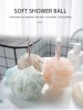 Different Shapes Bath Sponge With Plastic Cover Bath Shower Sponge Loofahs Mesh