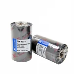 Direct sale China TSC printer YD211 premium wax resin width 80mm length 300m barcode printer ribbon