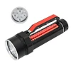 Diving high power rechargeable 4000 lumens uv led flashlight diving flashlight 26650 battery