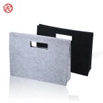 Document Bag Office Stationery Felt File Folder Briefcase Soft Envelope Bag A4 Felt Document Bag