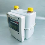 Domestic gas meter g1.6 /steel shell membrane smart gas meter with lorawan module for remote meter reading