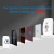 Import Door Bell Chime Kit 1 Receiver And 1 Push Button Hotel Wifi Deurbel Wireless Smart Ring Doorbell 32 Chimes Sonnette Sans Fil from China