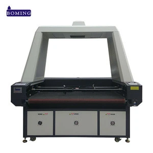 double axis large format 1610 1810 1812 1814 co2 ccd camera fabric pattern label laser cutting machine price