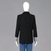 Double Breasted High Quality Solid Color Midi Length Slim and Fit Elegant Formal Office Ladies Trench Coat for Women