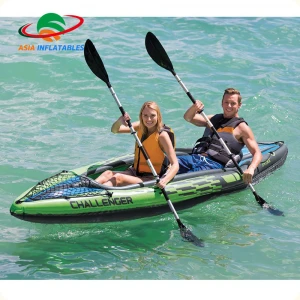 Double Inflatable PVC Fishing Touring Canoe Kayaks with Drop Stitch