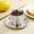 Import Double Wall Coffee Cup and Saucer Set 304 Stainless Steel Espresso Tea Cup Mug 6OZ Insulated Reusable Dishwasher Safe Cup Saucer from China